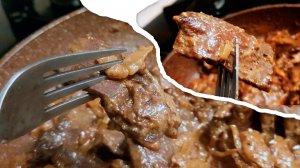 Нежная говяжья печень в сливках