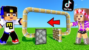 СЕКРЕТНЫЕ ЛАЙФХАКИ ИЗ ТИК ТОКА в МАЙНКРАФТ ! ДЕВУШКА НУБ И ПРО ВИДЕО ТРОЛЛИНГ MINECRAFT Евгенбро