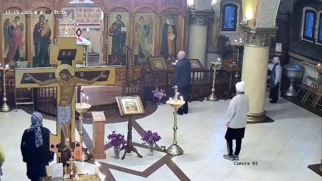Божественная литургия 8.00 19.11.2025г смотреть онлайн