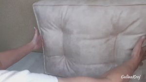 Подушка для спинки дивана своими руками