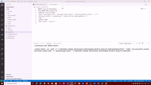 Docker Containers and Kubernetes Fundamentals – Full Hands-On Course - 005 Visual Studio Code смотреть онлайн