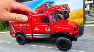 Машинка МАЗ 6440 RR гоночный грузовик. Про машинки
