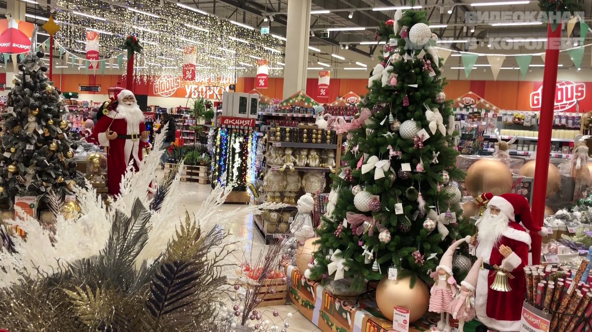 Что купить на Новый год 2026 в Глобусе: новогодние игрушки, декор и елки! смотреть онлайн