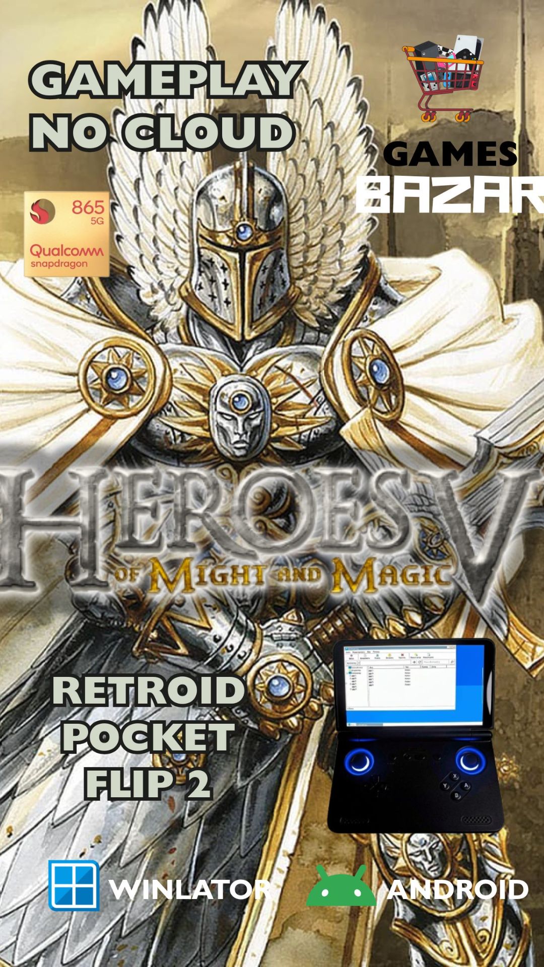Герои Меча и Магии 5 на андроид Winlator v10.1Retroid pocket flip 2 #winlator #heroes смотреть онлайн
