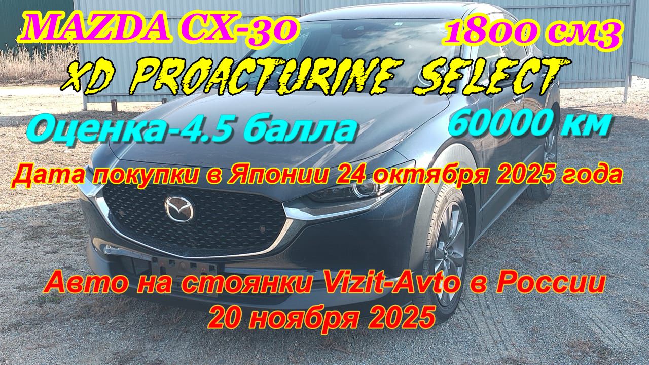 Mazda CX30 /// XD PROACTURINE SELECT