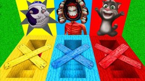 ВЫБЕРИ ЗАКРЫТЫЙ ПОДВАЛ СИРЕНОГОЛОВЫЙ АНИМАТРОНИК ЛУНА ГОВОРЯЩИЙ КОТ ТОМ В МАЙНКРАФТ