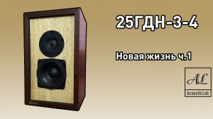 AcousticLab | Динамик 25ГДН-3-4 Новая Жизнь Часть Первая