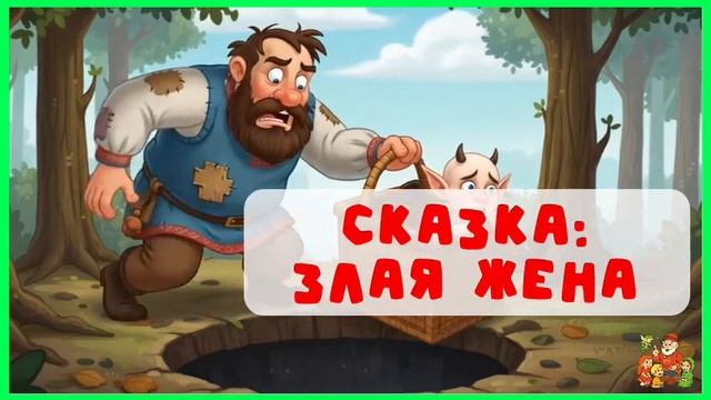 Злая жена | аудиосказки | народные сказки | детские сказки онлайн | сказка смотреть онлайн