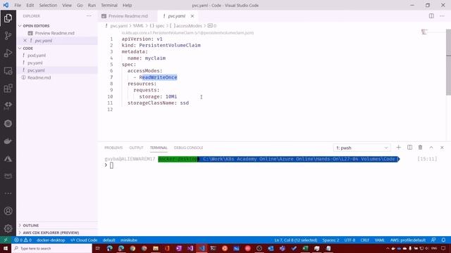 Docker Containers and Kubernetes Fundamentals – Full Hands-On Course - 018 Storage & Persistence смотреть онлайн
