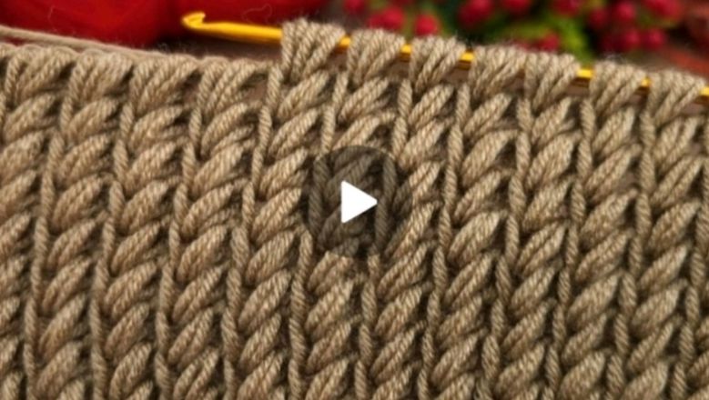 ТУНИССКОЕ ВЯЗАНИЕ КРЮЧКОМ❤ #все_в_жизни_связано #вязаниекрючком #тунисскоевязание