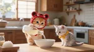 Как котики неизвестно чего напились