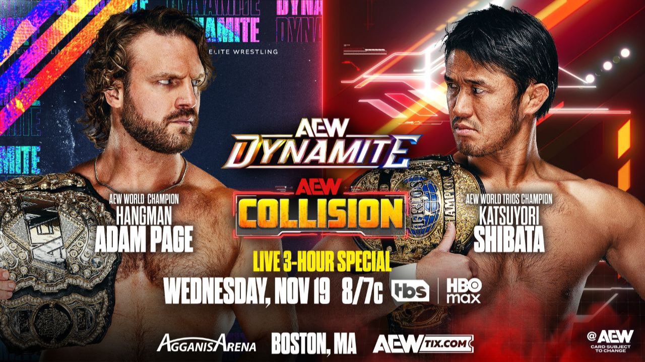 AEW - DYNAMITE X COLLISION 19.11.25 смотреть онлайн