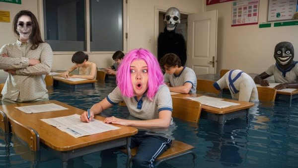 АЛИНКА УЧИТЬСЯ В ШКОЛЕ С АНОМАЛИЯМИ!! 11 ЛЕТ ШКОЛЫ ЗА 24 ЧАС!