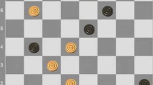 Комбинации в шашках. Делай так же!  Очень красиво !