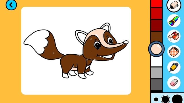 Для детей. Раскрашиваем енотика смотреть онлайн