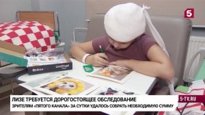 Пятый канал подводит итоги акции «День добрых дел» для десятилетней Лизы