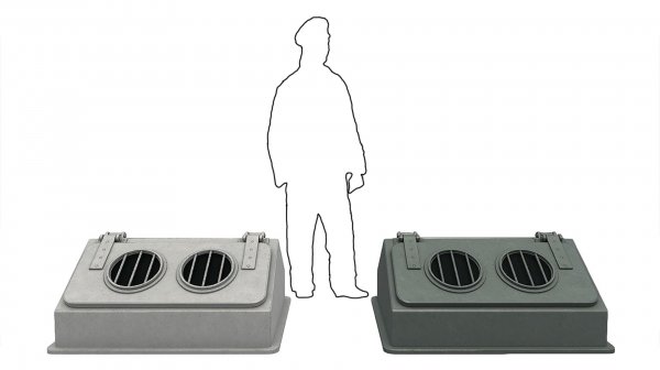 3D модель световой люк А2.