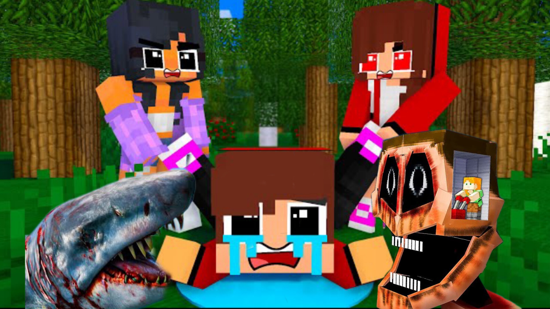 ДЕВОЧКИ НЕ СМОГЛИ СПАСТИ ПАРНЯ грустная история В МАЙНКРАФТЕ смотреть онлайн