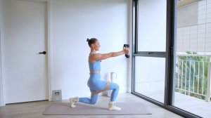 38 MIN POWER PILATES   Full body - ankle weights, booty band, dumbbells