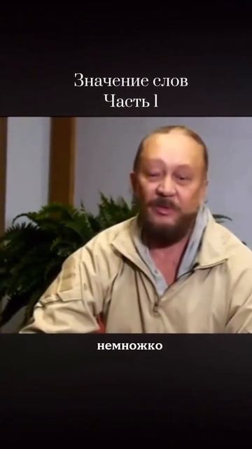 Виталий Сундаков о значении слов