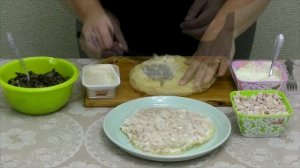 ЗАКУСОЧНЫЙ ТОРТ. НОВОГОДНИЙ РЕЦЕПТ ТОРТА ИЗ ЯИЧНЫХ БЛИНЧИКОВ.