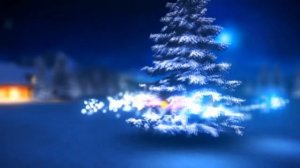 Футаж Сказочный лес, новогодняя елка. С Новым годом!