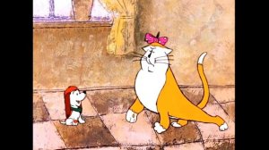 Матильда и щенок(Г. Гладков -Д. Вилейчик)м/ф«Карлсон вернулся»(наброски)