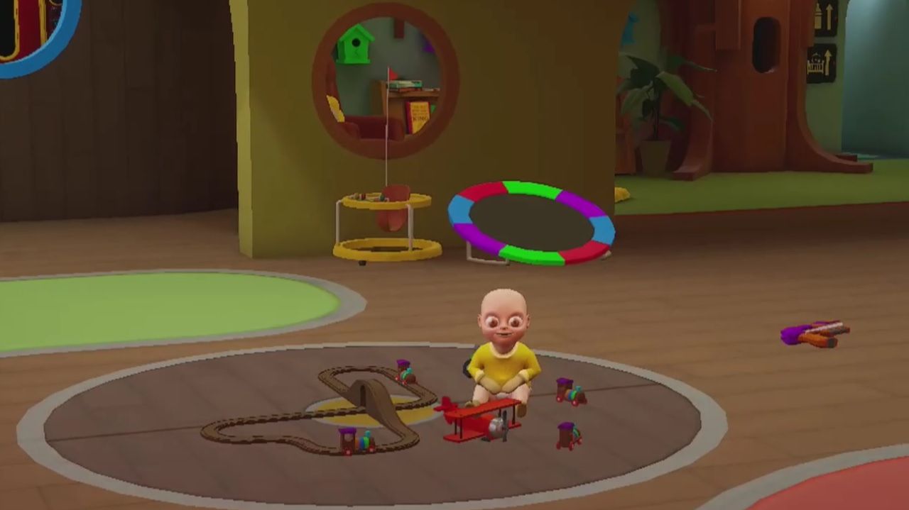 Младенчик в жёлтом | Мелкотрон и игровая комната