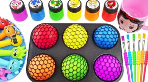 Мультики для малышей. Яркие спрунки - слаймы своими руками. Мультики для детей смотреть онлайн