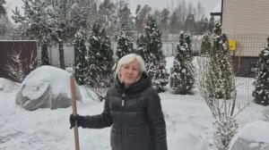 Первая уборка снега отлично поднимает настроение!