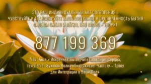 КОД МОЛОДОСТИ _ 877 199 369 _ Параметры ВосПриятия в Описании