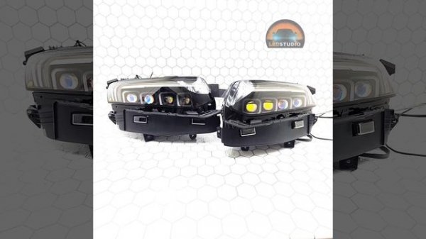 Джили Тугелла кастом фары от Ledstudio