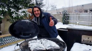 Особенный рецепт толмы с куриной грудкой в фольге на гриле