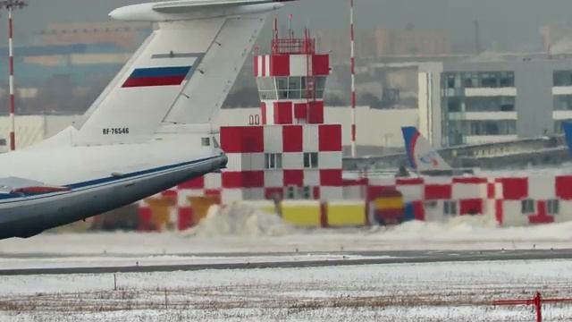 Тяжелый транспортный самолёт Ил-76МД . смотреть онлайн