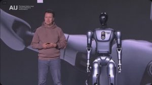 Презентация антропоморфного робота Грина от Сбера на конференции AIJ