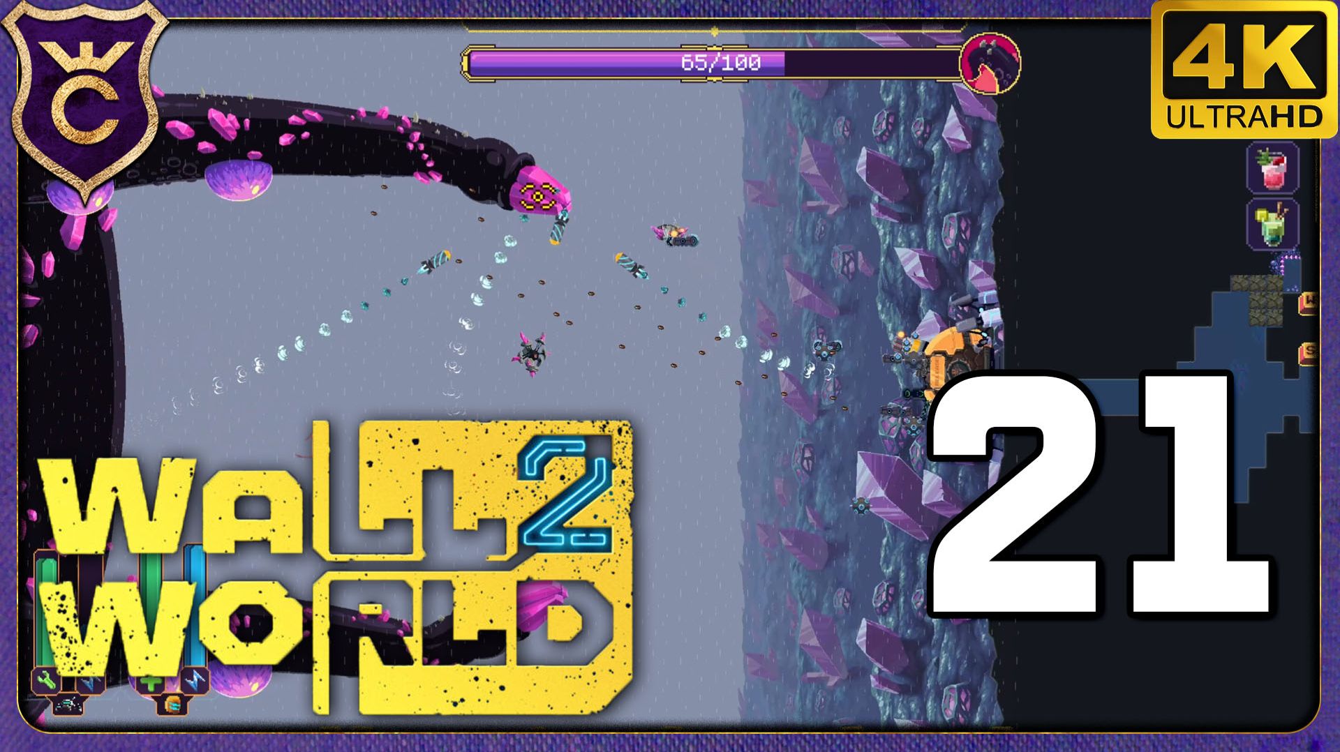 ЛЕГЧАЙШИЙ ЛЕВИАФАН КРИСТАЛЛИЧЕСКИХ САДОВ! 21 Wall World 2 смотреть онлайн