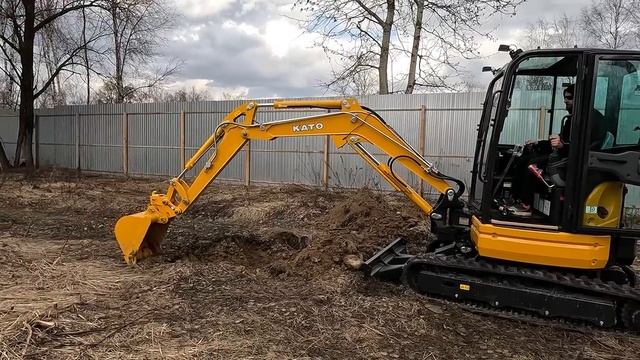 Лучшый мини экскаватор для России в 2024-м году, цена-качество, Като HD37V5
