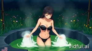 Купание женщины в горячей кислоте