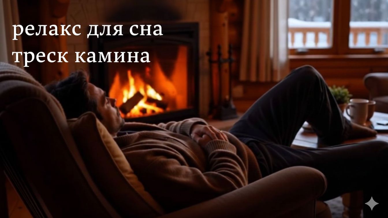 Релакс для сна : Треск дров в камине смотреть онлайн