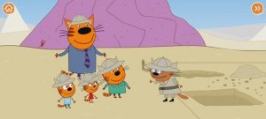 Три Кота Мультфильм Песочница котят