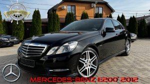 Mercedes-Benz E200’ 2012