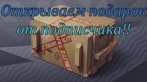 Tanks Blitz Мистические контейнеры! Подарок от подписчика!!