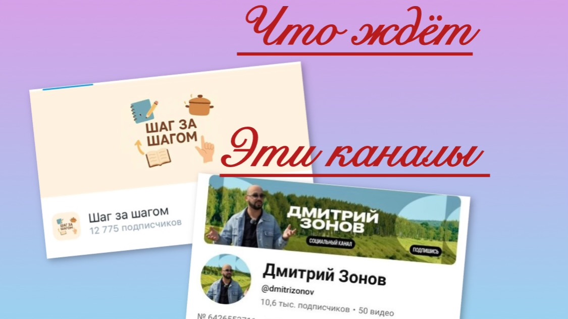 Всё в кучу. Расклад на каналы Шаг за шагом и Дмитрий Зонов. Что ждёт эти каналы смотреть онлайн