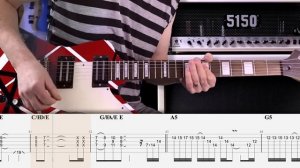 Van Halen - Runnin' with the Devil Cover (Табулатура) Guitar Tutorial TABS