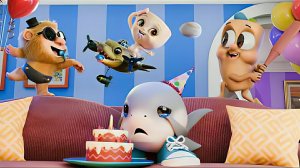 Балерина Капучина празднует День рождения Тралалеро Тралала