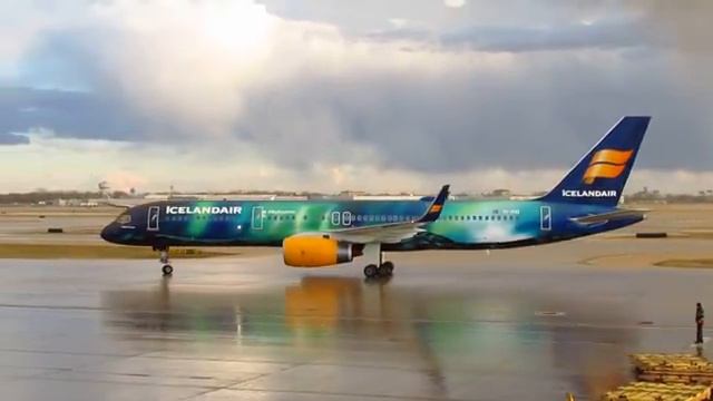 Icelandair Inaugural Arrival. смотреть онлайн