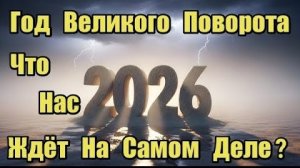 2026 – год Великого Поворота! 💫