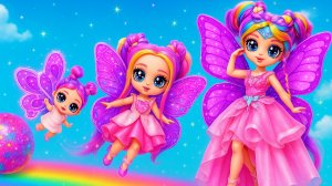 Фея и Русалка растут вместе! Поделки для кукол ЛОЛ ОМГ!