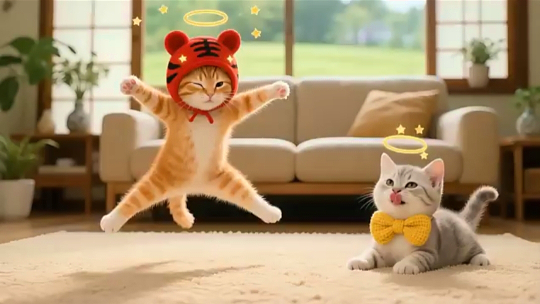 Мультики для детей, история про двух смешных котиков, мультфильмы детям/мультики смотреть онлайн