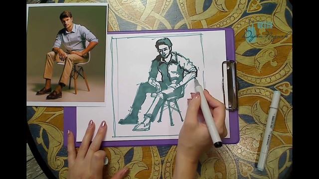 Как нарисовать человека. Вебинар. смотреть онлайн